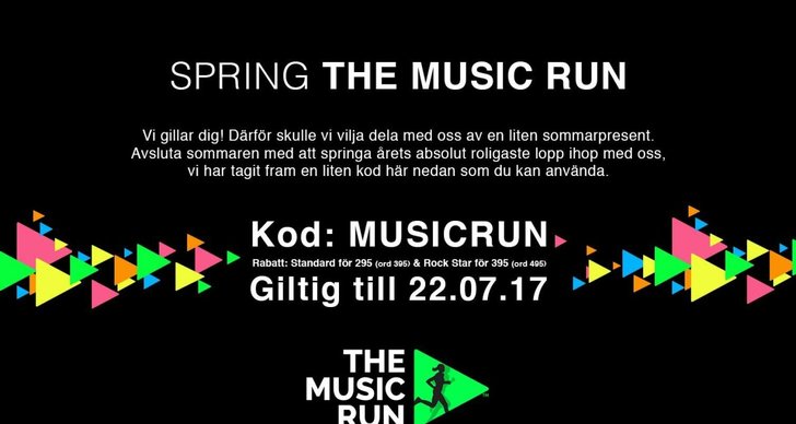 the music run stockholm, Mode